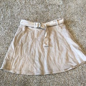Suede Skirt
